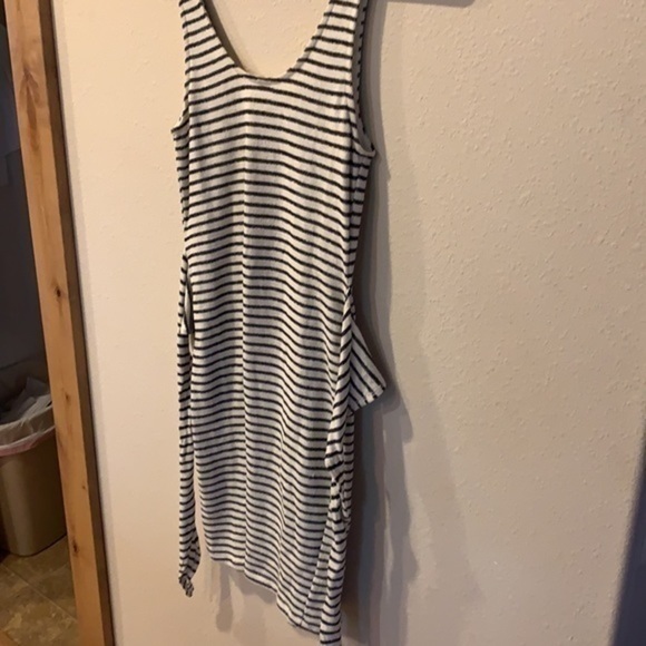 Everly medium navy and cream striped tank dress - Picture 10 of 13